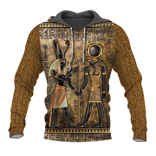 Anubis Ancient Egypt 3D All Over Printed Hoodie Clothes MP250204-Apparel-MP-Hoodie-S-Vibe Cosy™