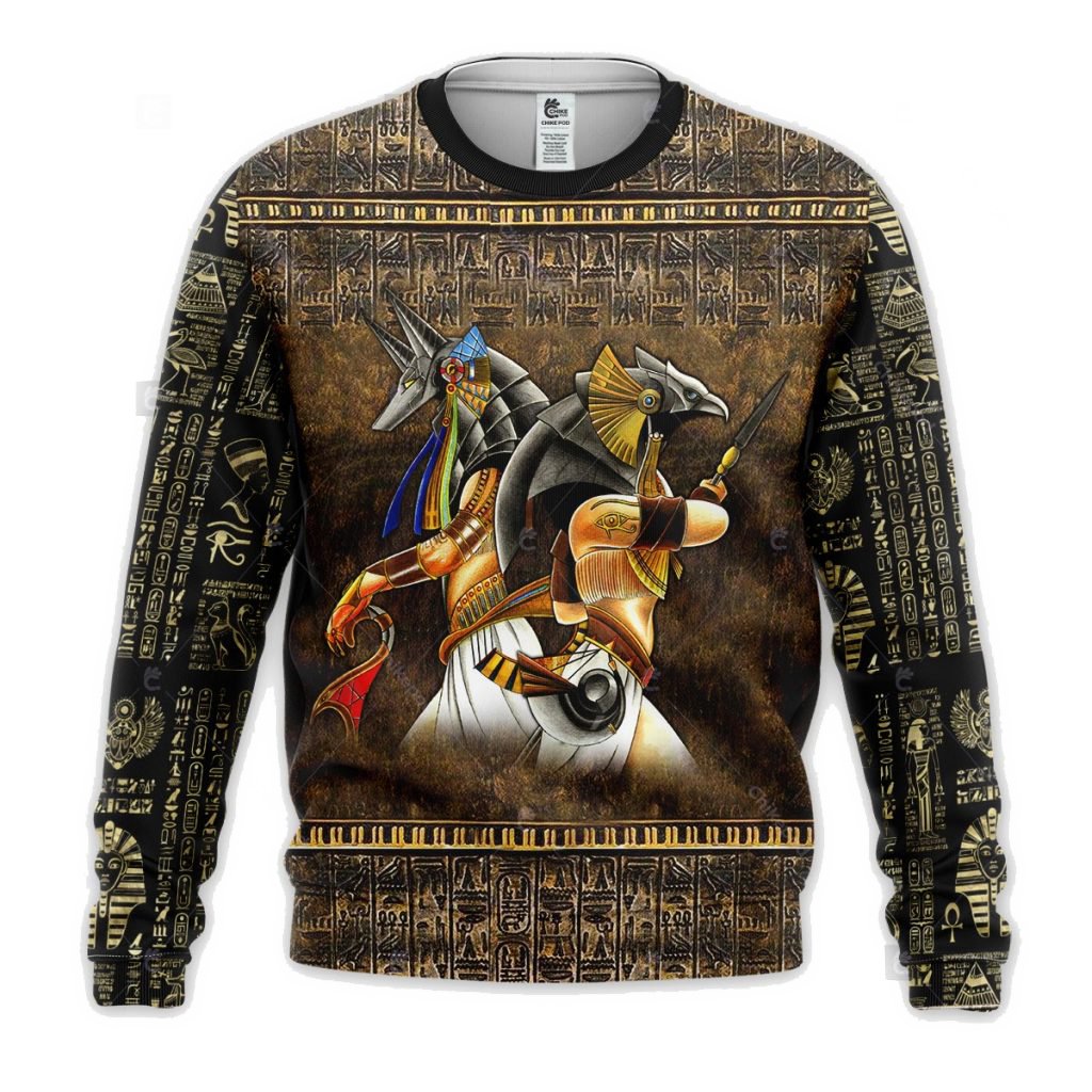 3D All Over Printed Anubis Egypt Hoodie Clothes MP260301-Apparel-MP-Sweatshirts-S-Vibe Cosy™