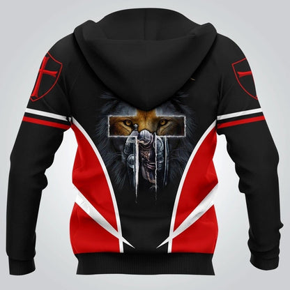 KNIGHTS TEMPLAR 3D ALL OVER SHIRTS FOR MEN AND WOMEN MP936-Apparel-MP-Hoodie-S-Vibe Cosy™