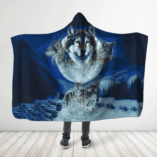 Native American Hooded Blanket