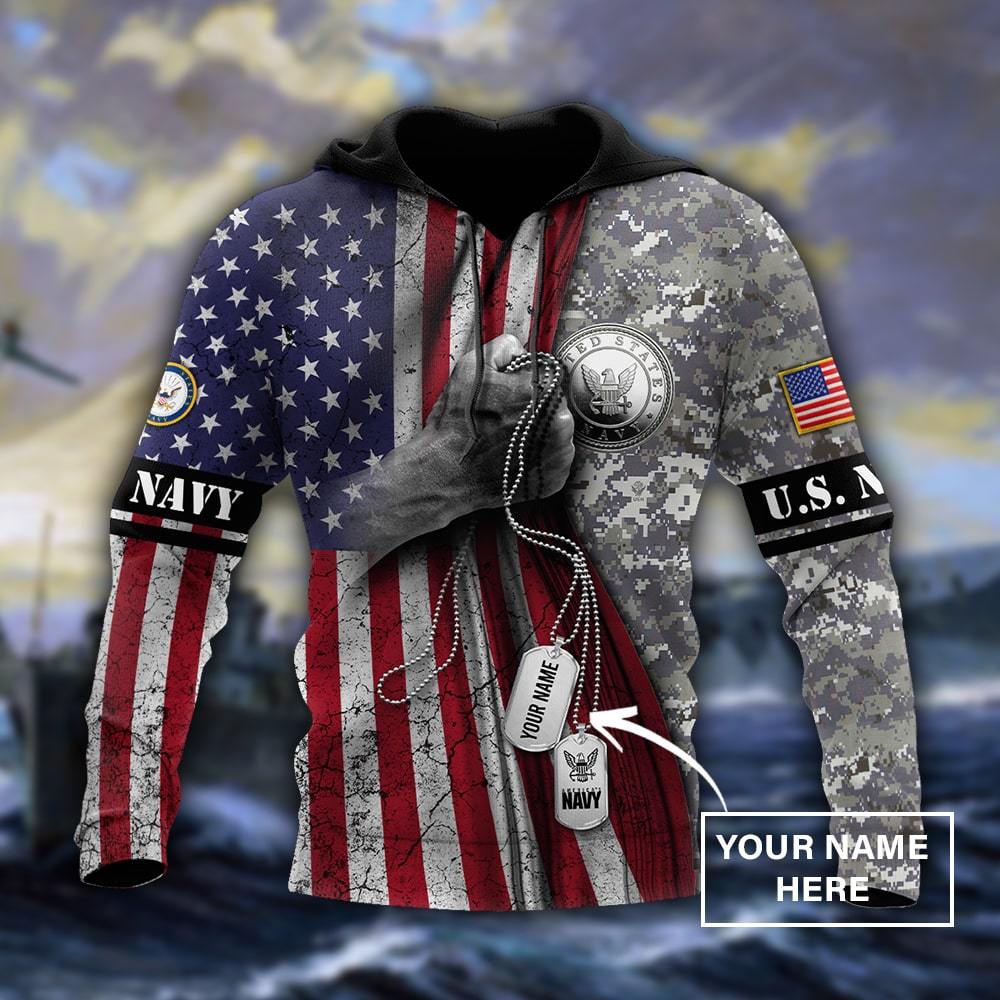 Soldier US Navy 3D All Over Printed Shirt Hoodie AM082039 - Amaze Style™-Apparel