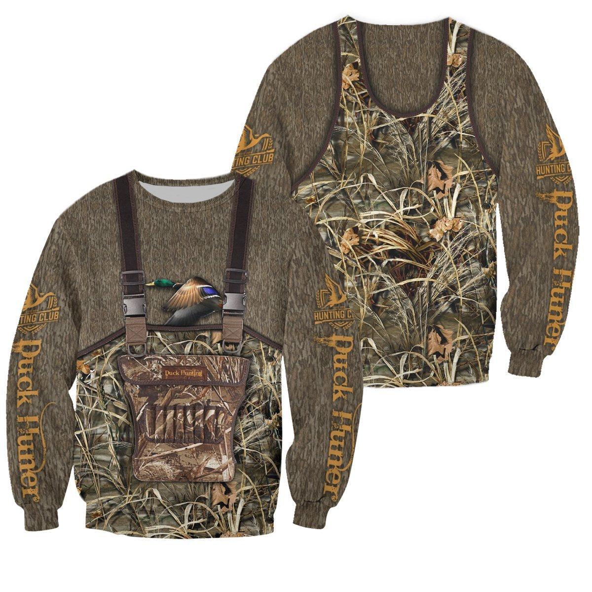 Mallard Duck Hunting 3D All Over Printed Shirts for Men and Women TT081103-Apparel-TT-Sweatshirts-S-Vibe Cosy™
