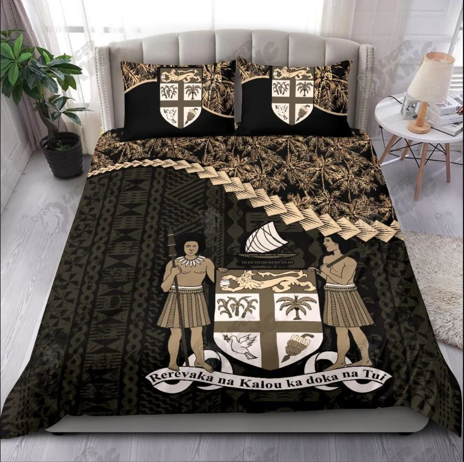 Fiji Lover Bedding Set With 2 Pillows Cover TQH20070101-BEDDING SETS-TQH-Twin-Vibe Cosy™