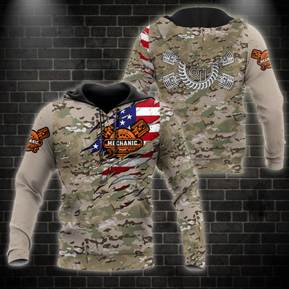 Mechanic Camo 3D All Over Printed Hoodie For Men and Women Pi15092005S2