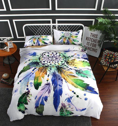 Bohemia Mandala Bedding Set-Home Decor-Ocean Gadget-6-US Twin-Vibe Cosy™