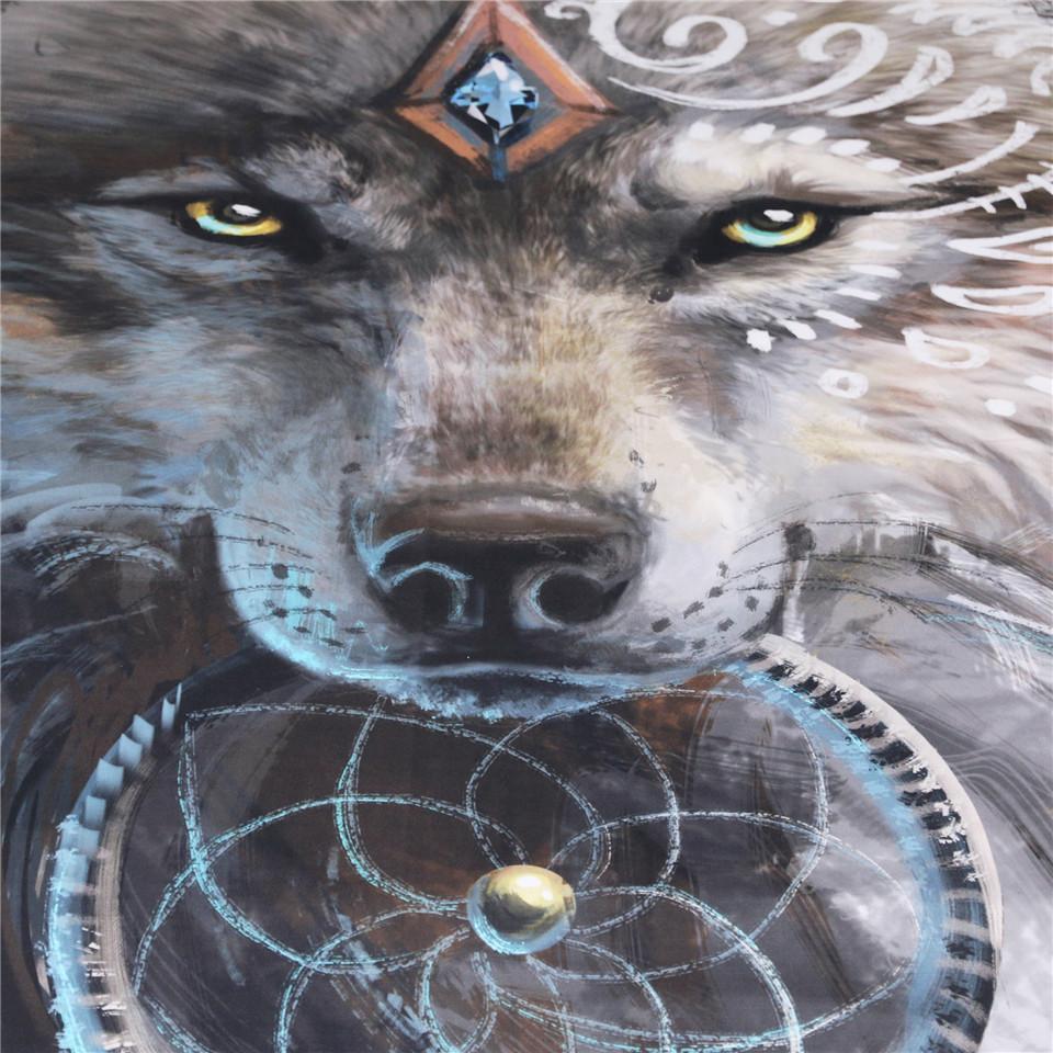 Wolf Warrior Bedding Set - Native American Duvet Cover-Home Decor-Ocean Gadget-US Twin-Vibe Cosy™