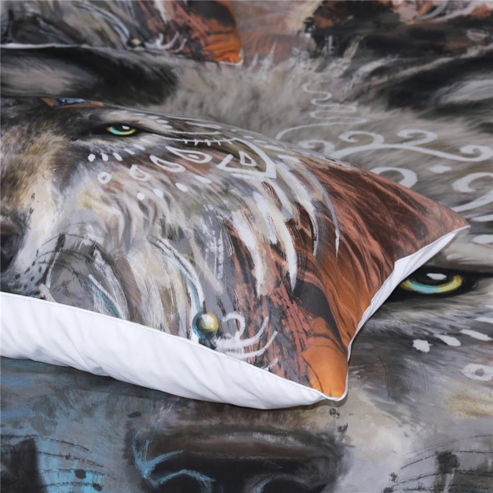 Wolf Warrior Bedding Set - Native American Duvet Cover-Home Decor-Ocean Gadget-US Twin-Vibe Cosy™