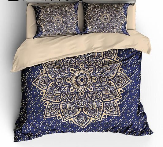 Mandala Geometric Ethnic Vanitas Bedding Set NHT170405-Home Decor-Ocean Gadget-1-US Full-Vibe Cosy™