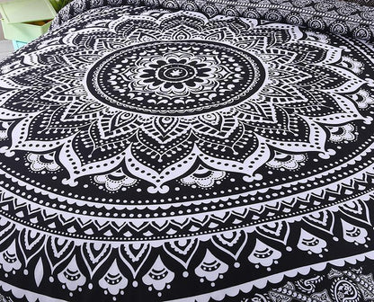 Mandala Geometric Ethnic Vanitas Bedding Set NHT170405-Home Decor-Ocean Gadget-1-US Full-Vibe Cosy™