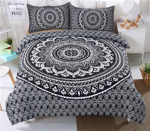 Mandala Geometric Ethnic Vanitas Bedding Set NHT170405-Home Decor-Ocean Gadget-3-US Full-Vibe Cosy™