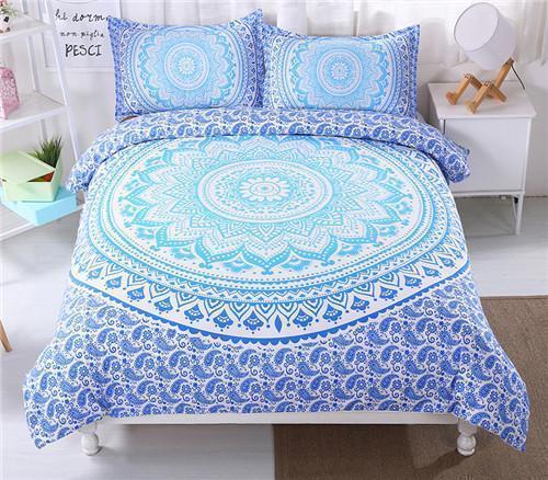 Mandala Geometric Ethnic Vanitas Bedding Set NHT170405-Home Decor-Ocean Gadget-5-US Full-Vibe Cosy™