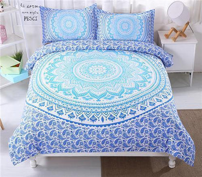 Mandala Geometric Ethnic Vanitas Bedding Set NHT170405-Home Decor-Ocean Gadget-5-US Full-Vibe Cosy™