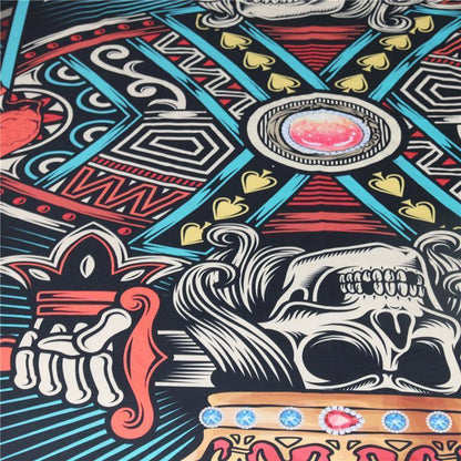 Bedding Set Skull Tarot-Bedding Set-6teenth Outlet-US FULL-Vibe Cosy™