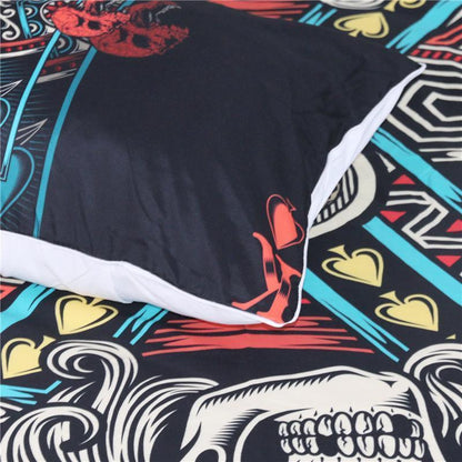 Bedding Set Skull Tarot-Bedding Set-6teenth Outlet-US FULL-Vibe Cosy™