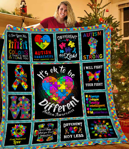 It's Ok To Be Diffirent Quilt LAM20060803-LAM