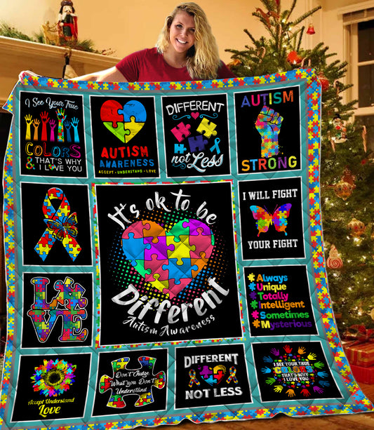 It's Ok To Be Diffirent Quilt LAM20060803-LAM