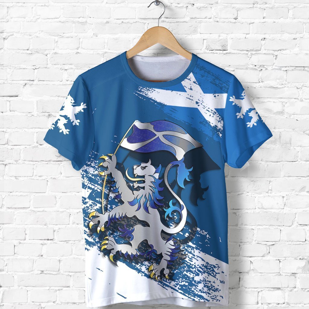 Scottish Rampant Lion Holding The Flag Hoodie-Apparel-HD09-T-Shirt-S-Vibe Cosy™