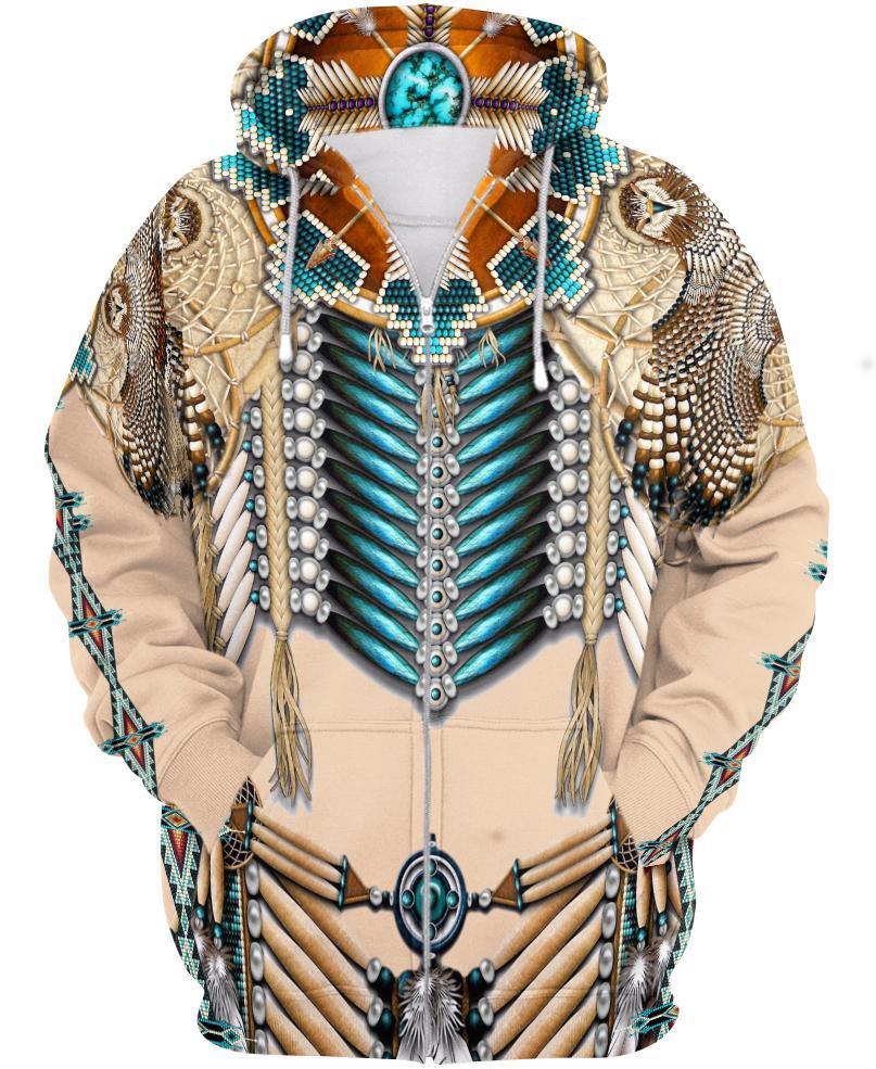 3D Border Motifs MP687-Aparel-MP-Zipper Hoodie-S-Vibe Cosy™