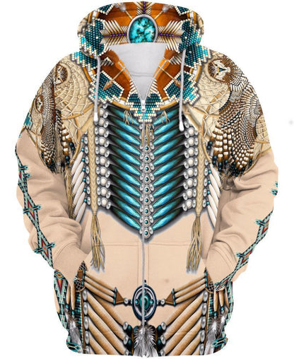 3D Border Motifs MP687-Aparel-MP-Zipper Hoodie-S-Vibe Cosy™