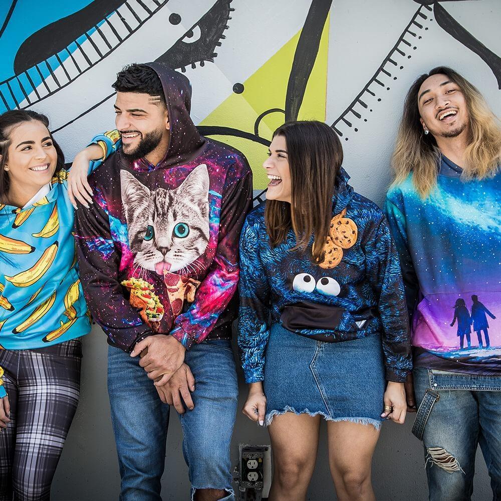 ALIEN PARTY HOODIE MP759-MP-XS-Vibe Cosy™