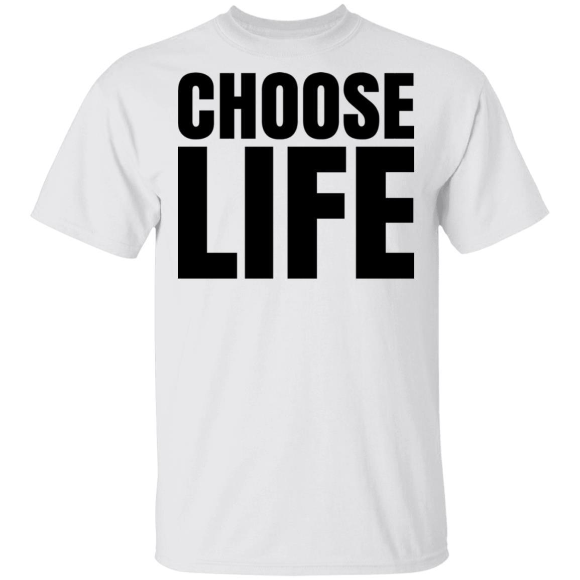 Choose Life shirts-Apparel-CustomCat-G500 Gildan 5.3 oz. T-Shirt-White-M-Vibe Cosy™