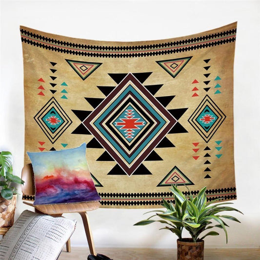 Native American 3D All Over Printed Tapestry