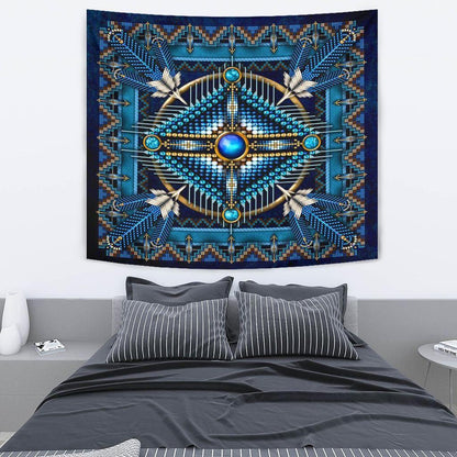 Native American 3D All Over Printed Tapestry