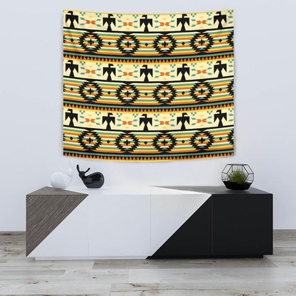 Native American 3D All Over Printed Tapestry