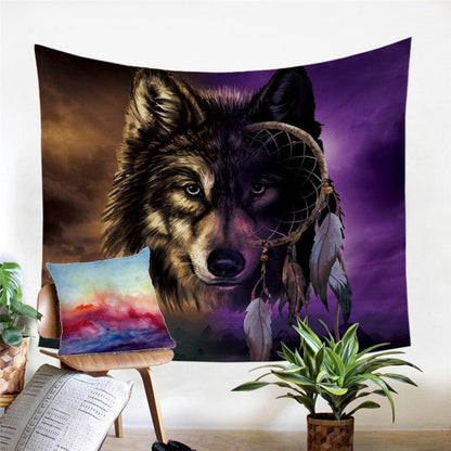 Native American 3D All Over Printed Tapestry