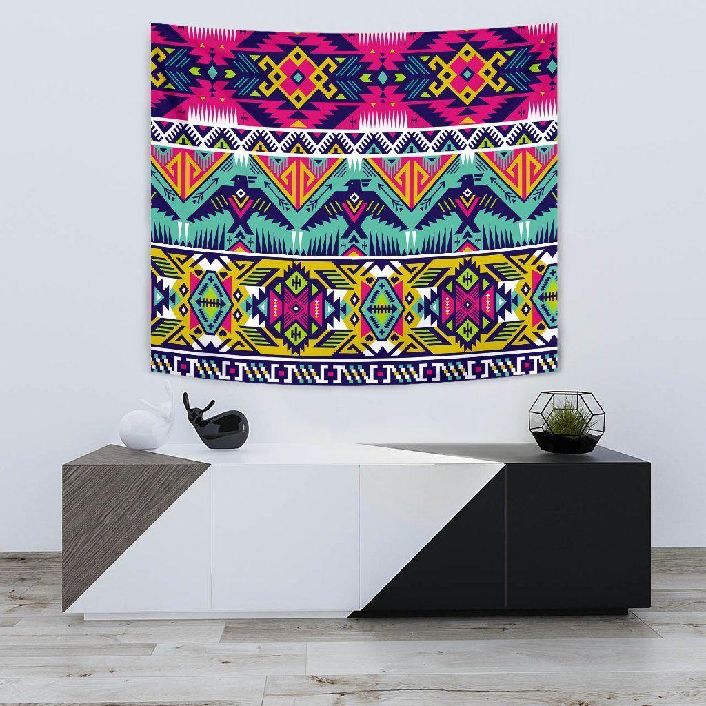Native American 3D All Over Printed Tapestry