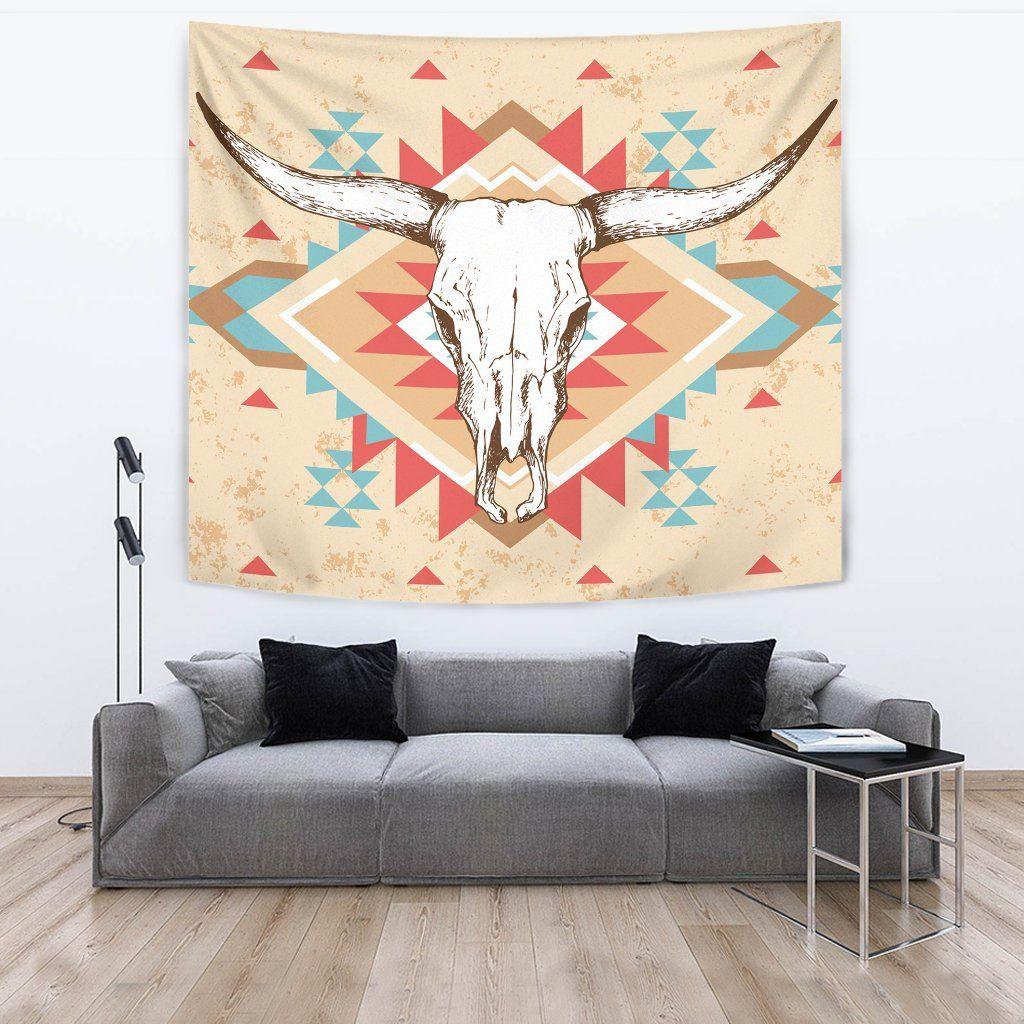 Native American 3D All Over Printed Tapestry