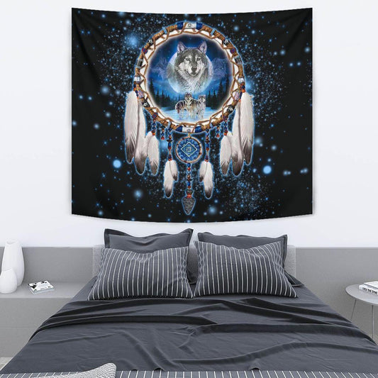 Native American 3D All Over Printed Tapestry