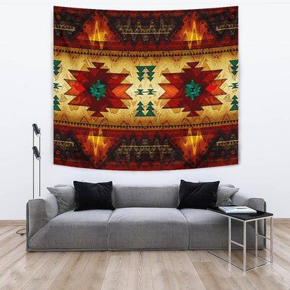 Native American 3D All Over Printed Tapestry