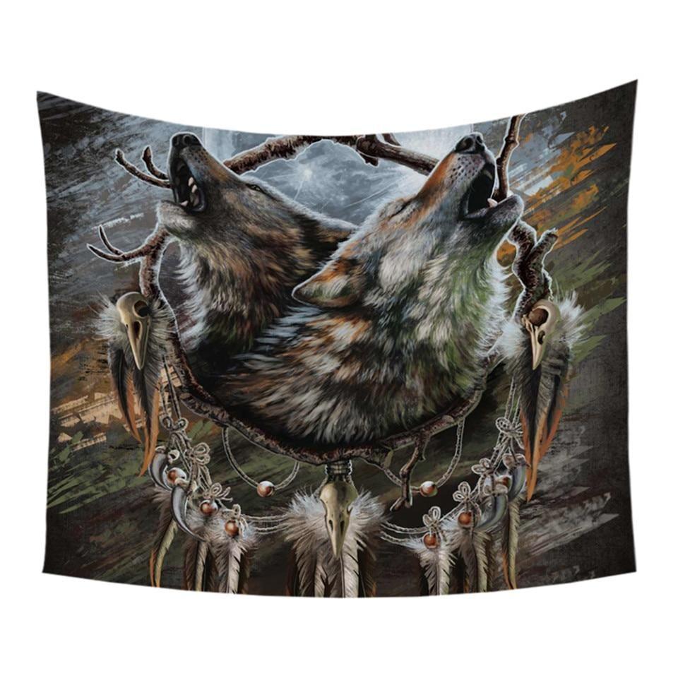 Native American 3D All Over Printed Tapestry