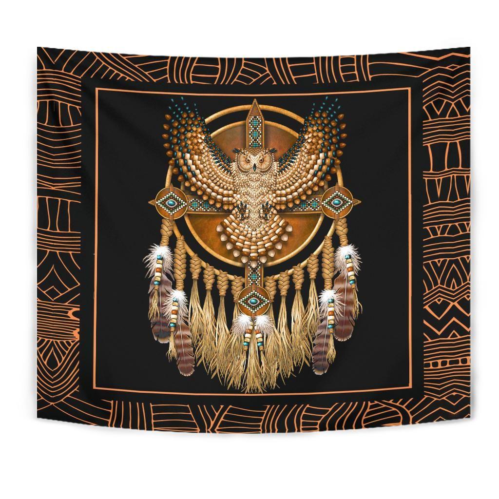 Native American 3D All Over Printed Tapestry