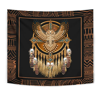 Native American 3D All Over Printed Tapestry