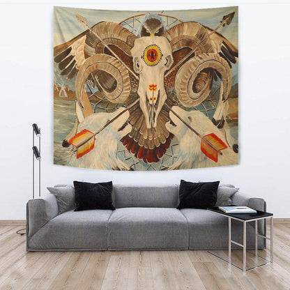 Native American 3D All Over Printed Tapestry
