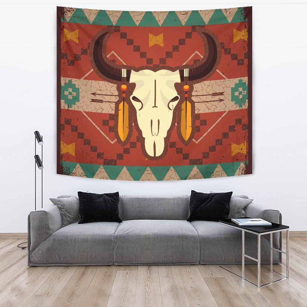 Native American 3D All Over Printed Tapestry