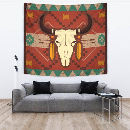 Native American 3D All Over Printed Tapestry