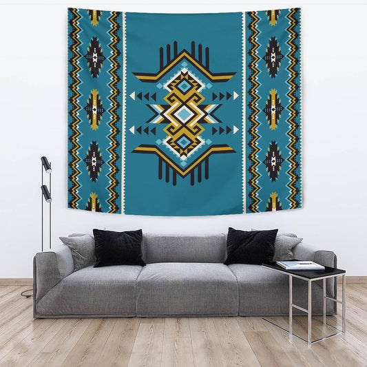 Native American 3D All Over Printed Tapestry