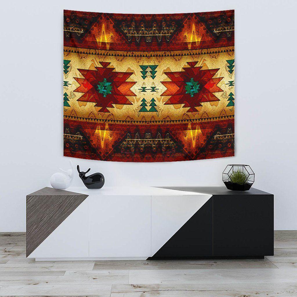Native American 3D All Over Printed Tapestry