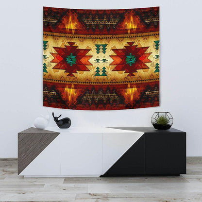 Native American 3D All Over Printed Tapestry