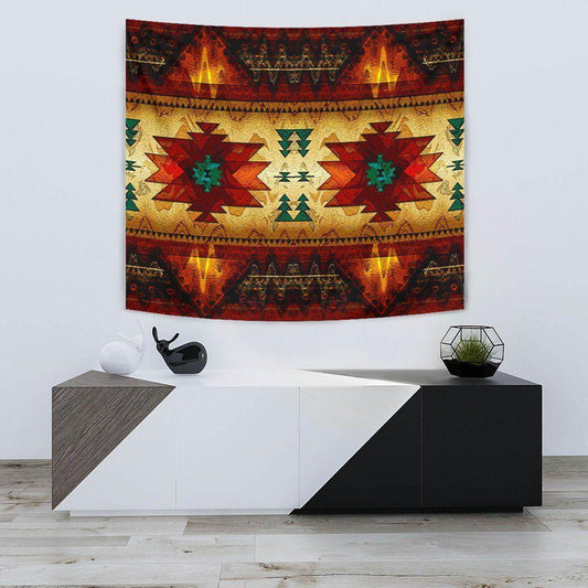 Native American 3D All Over Printed Tapestry