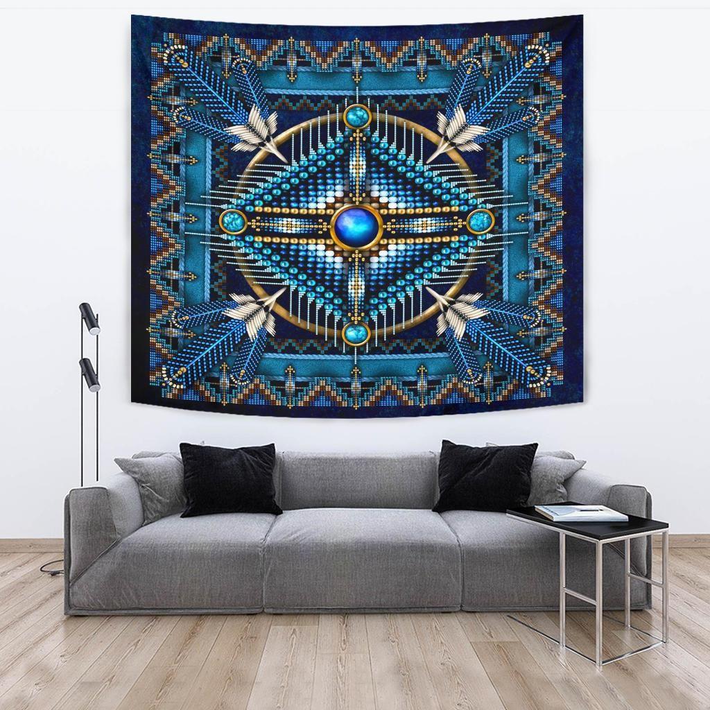 Native American 3D All Over Printed Tapestry