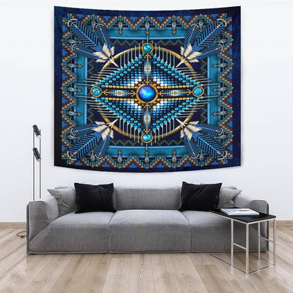 Native American 3D All Over Printed Tapestry