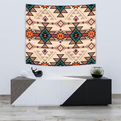 Native American 3D All Over Printed Tapestry
