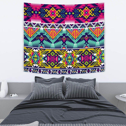 Native American 3D All Over Printed Tapestry