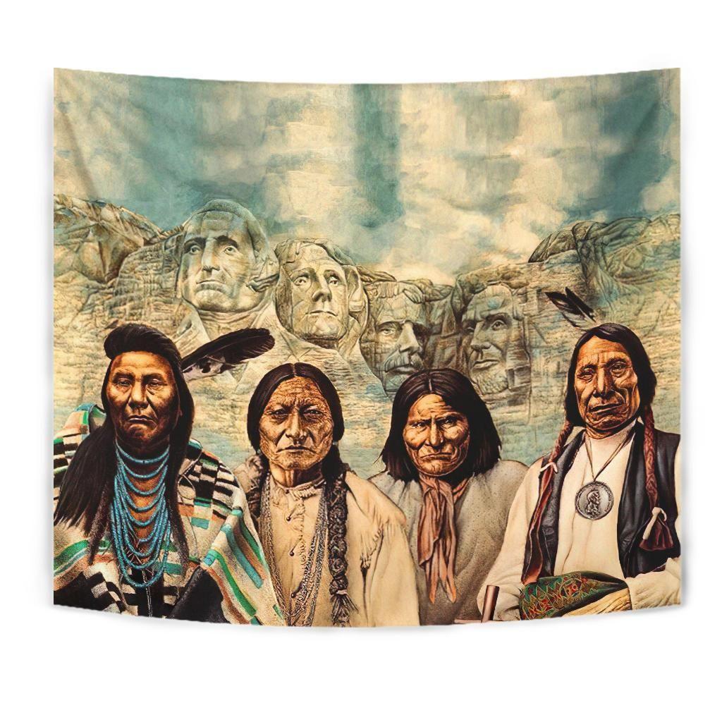 Native American 3D All Over Printed Tapestry