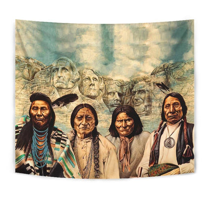 Native American 3D All Over Printed Tapestry