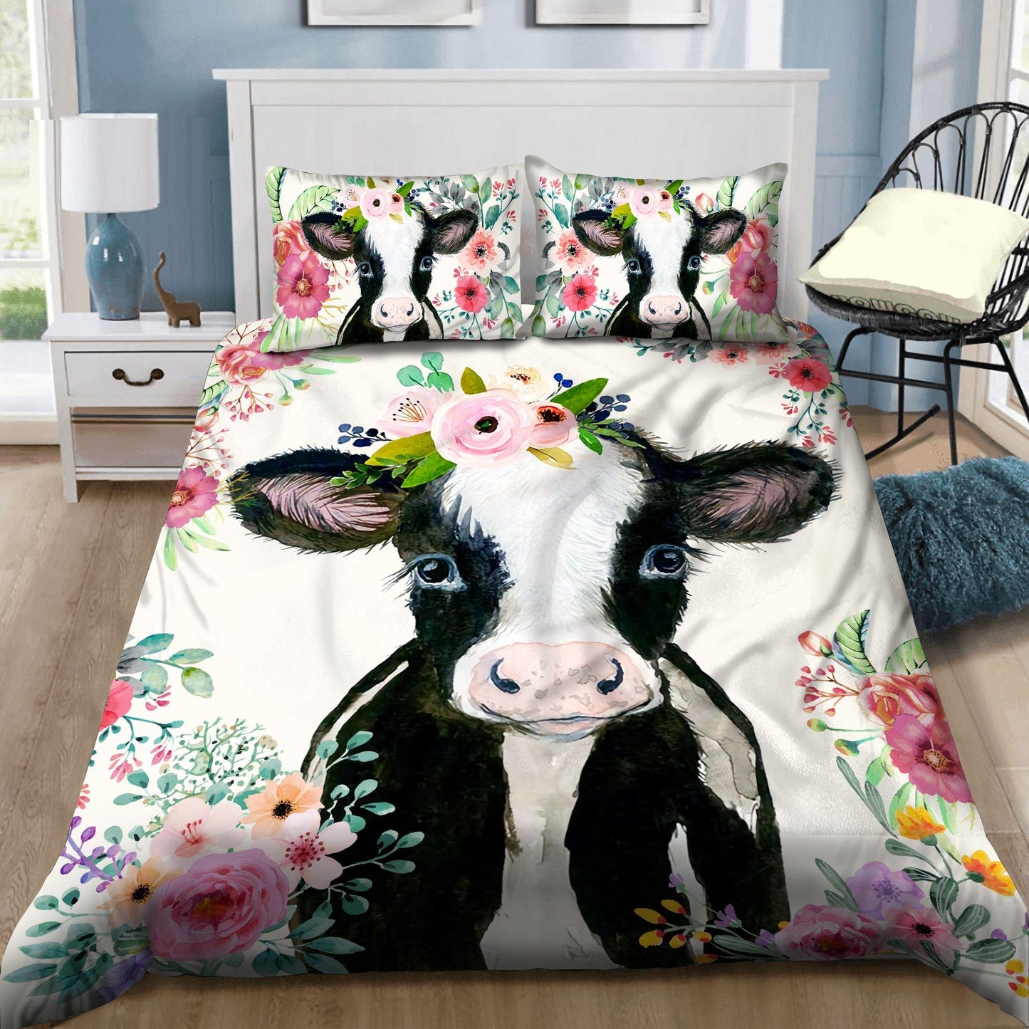 Love Beautiful Cow Bedding Set MP07072009-Bedding-MP-TWIN-Vibe Cosy™